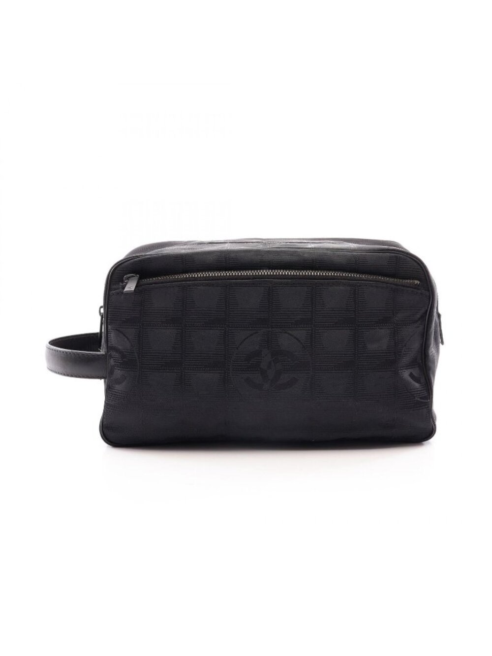 Chanel Clutch New Travel Line Black Leather